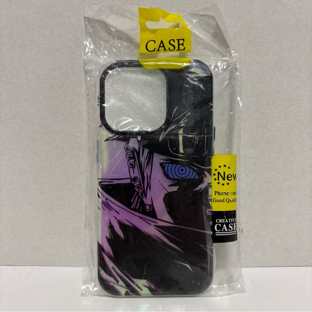 Keaittyss Cool Green Laser Anime Pattern Design Phone Case For iPhone 15 Pro